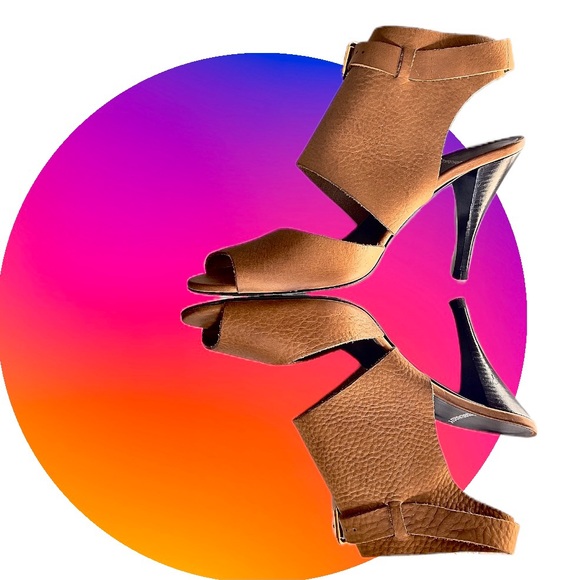 PIERRE HARDY size 7 or 6.5 EU 37 Leather Sandal Heels - Picture 1 of 10